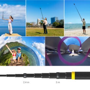 Extended edition selfie stick (Palo selfie de 3 metros)